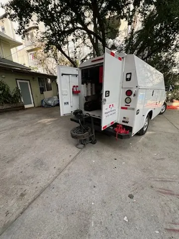 Magnet Plumbing service vehicle on-site for Faucet Repair in Wailuku